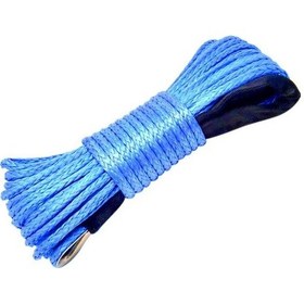 Resim Sentetik Vinç Halat, 7700lbs Vinch Hat Kablosu Halat Vinçler Towing Hook Stopper Kauçuk Atv Suv Utv 