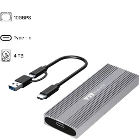 Resim Vıt 4tb Taşınabilir Disk | USB 3.1 Gen 2 | Metal Kasa V004TB 