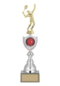 Resim Odak Kupa - Figürlü Kupalar - Tenis Erkek Figürlü Kupalar Fg-035 C - 40 Cm Altın - Beyaz 