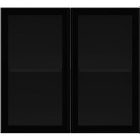 Resim Minar Mutfak Modül Üst 2dk1r 80cm Dolap Byz Aliminyum Füme Cam 