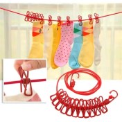 Resim Flamex Taşınabilir Pratik Mandallı Çamaşır Ipi 