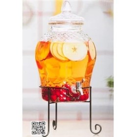 Resim Paçi 6 Litre Musluklu Cam Su Sebili Şerbetlik ve Damacana 
