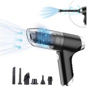 Resim Maiyame 6500pa Süper G li Kablosuz Elden Vakum: Ev & Araç İçin, 3-in-1 Emme/üfleme/fişleme, 120w Güçlü Motor, 2 Pil, Siyah 