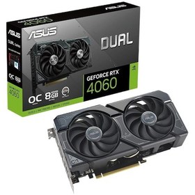 Resim Asus Dual NVIDIA Geforce DUAL-RTX4060-O8G-EVO 8 GB GDDR6 128 Bit Ekran Kartı 