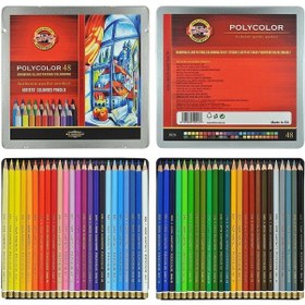 Resim Koh-ı Noor Polycolor Kuru Boya Kalemi 48 Renk Set Diğer 
