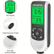 Resim PCHW-300PRO Otomotiv Boya Kalınlık Ölçer - 0-2000UM, Fe & NFe Kaplama Test Cihazı, Pil ile Çalışan, Yüksek Hassasiyet (0.1), Endüstriyel Ölçüm Aracı 