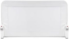 Resim Wellgro Premium 150x65 cm Deri Kılıflı Yatak Bariyeri, Katlanır Yatak Korkuluğu, Beyaz 