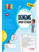 Resim Palme Yayıncılık Palme 4.sınıf Tüm Dersler 8'li Deneme Sınavı 600 Soru 