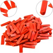 Resim 200 adet Yeniden Kullanılabilir 5mm Plastik Fayans Kama Aralayıcı Düzleştirme Klipsleri Zemin Yerleştirici Seramik Fayans Düzenleme İnşaat Aracı 