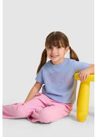Resim U.s. Polo Assn. Kız Çocuk Lila Tişört Basic 50325631-vr245 Lavanta 