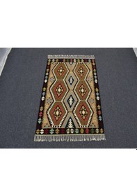 Resim Zehra Abla Halı Yeni El Dokuma Şaheser Kula İzmir Yün Kilim 6377 