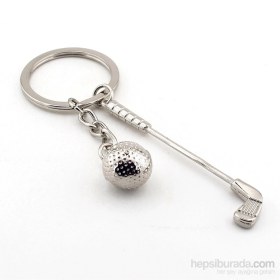 Resim Solfera Golf Sopası Ve Topu Metal Anahtalık Kc604 