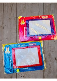 Resim Aksoy Yazı Tahtası Çocuklar İçin Mavi Renk 26 Cm Uzunluk 18 Cm Ge 