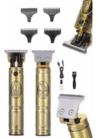 Resim Cosmotex Tıraş Makinesi Şarjlı Çizik Tıraş Paslanmaz Çelik Bıçaklı 4 Taraklı 