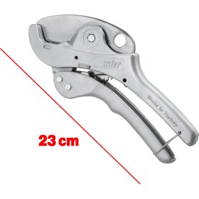 Resim Badem10 Boru Kesme Makası Büyük 42 mm Otomatik Bahçe Hortum Kesici Makası Su Tesisatı Pprc Pvc Plastik 