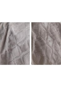 Resim Ap Embos Çift Kişilik Ekru Mercy Battaniye Ekru 