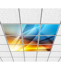 Resim Gök Panel 60 x 60 LED Panel Aydınlatma Desenli 3x3 9'lu Grup 46510112SA 