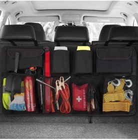 Resim Araba Oto Araç Içi Koltuk Arkası Bagaj Düzenleyici Organizer Çant 