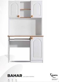 Resim Bahar Çalışma Masası Beyaz 