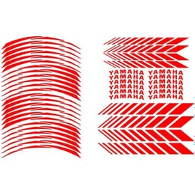 Resim Yamaha Reflektör Kırmızı Yamaha Racing Şerit 