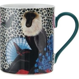 Resim Sarah Arnett Porselen Maymun Desenli Kupa 300ml 