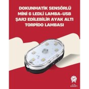 Resim Uzun Ömürlü Lityum Bataryalı, Kompakt Araba Iç Mekan LED Işıklar 