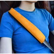 Resim Emniyet Kemeri Koltuk Kemer Pedi 2 Adet Turuncu Kumaş Voleur K 