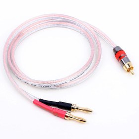 Resim Rca to Banana Hoparlör Kablosu 5 metre 