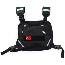 Resim Genel Markalar Reflektörlü Yeni Nesil Motorcu Göğüs Çantası 
