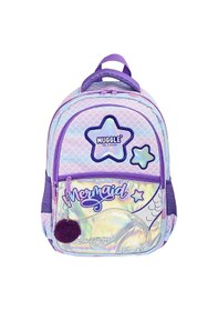 Resim Muggle 3 Bölmeli Mermaid Okul Sırt Çantası Mor Mu-9026 