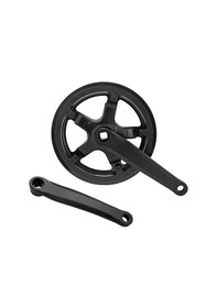 Resim Tek Yaprak - Tek Dişli Muhafazalı Bisiklet Aynakol 44t 170mm 