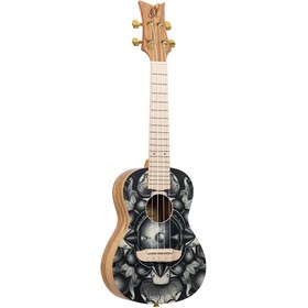 Resim Ortega RUAR-BI Art Series Concert Ukulele (Birds) 
