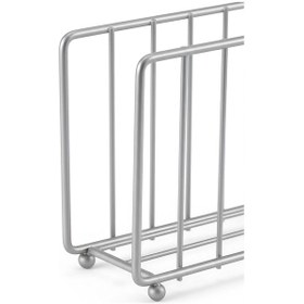 Resim Silver Kafes Metal Peçetelik Gümüş 