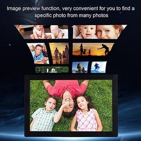 Resim Elektronik Dijital Fotoğraf çerçevesi, Değiştirilebilir Ekran, Elektronik Fotoğraf albümü, Yatak odası Için kullanımı Kolay (AB fişi) 