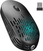 Resim Everest SM-W73 DUAL Mode İkisi Bir Arada Siyah Bluetooth&2.4GHz 6D Şarjlı Kablosuz Notebook Mouse 