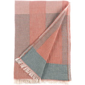 Resim Vela Peştemal - Tropik Yeşil-Mercan / 90x170 cm 