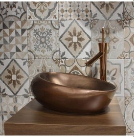 Resim Fontana F-623 Lavabo Bataryası Rose Gold 