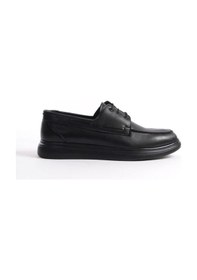 Resim Mubiano Mbrgn105-s Siyah Erkek Bağcıklı Loafer Siyah 