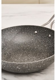 Resim Karaca Biogranit Salvador Wok Tava 28 Cm Gri 