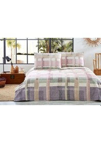 Resim Pike Takımı Ranforce Tek Kişilik Pudra Plaıd Moderno 