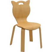 Resim Kitty Naturel Ahşap Çocuk Sandalyesi 2 - 7 Yaş 