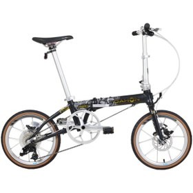 Resim Dahon Mini 349 D9 16 Jant Md Katlanır Bisiklet (Siyah) 