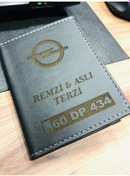 Resim Appcity Kişiye Özel Isimli Deri Dikişli Ruhsat Kabı (373151944) 