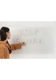 Resim Beyaz Yazı Tahtası 100X120Cm 2 Adet Statik Kağıt Tahta 
