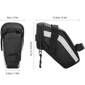 Resim Streak B-Soul Bisiklet Çanta Elektrikli Scooter Koltuk Altı Sele Çantası Su Geçirmez 