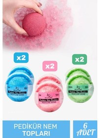 Resim Argan Cure Köpüren Manikür Pedikür Nem Bombası 6'lı 