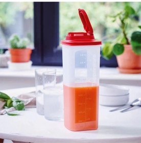 Resim Tupperware Çok Amaçlı Sürahi 2 Litre Kırmızı Şeffaf 