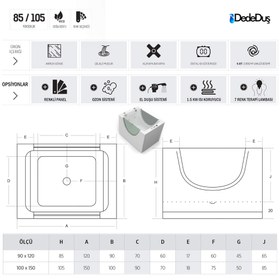 Resim Bebek SPA Jakuzisi | MOD - 90x120 / Beyaz 