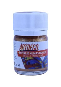 Resim Artdeco Metalik Kumaş Boyası 228 Bakır 