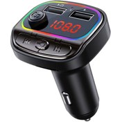 Resim ROSEPREMİUM Araç Fm Transmitter Bluetooth Usb Mp3 Sd Kart C21 